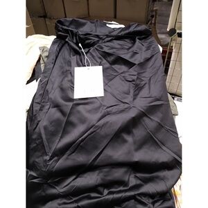 Rokh-Long Skirt w/ Waist Strap-Black 8